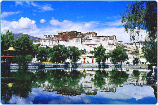 Der Potala Palastin Lhasa 